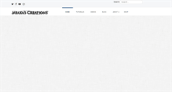 Desktop Screenshot of miakascreations.com